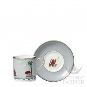 1050203 Wedgwood Sailor's Farewell Чашка эспрессо с блюдцем 80мл