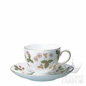 1053289 Wedgwood Wild Strawberry Чашка чайная с блюдцем 150мл