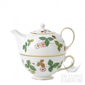 40001790 Wedgwood Wild Strawberry Чайник с чашкой 24см