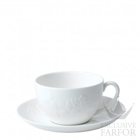 40029579 Wedgwood Wild Strawberry "White" Чашка чайная с блюдцем