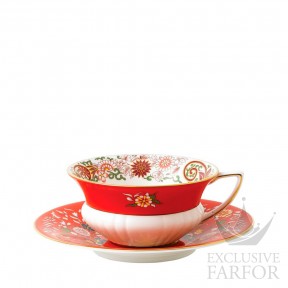 40024021 Wedgwood Wonderlust "Crimson Orient" Чашка чайная с блюдцем 150мл