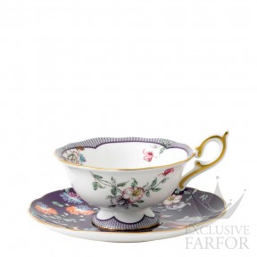40024023 Wedgwood Wonderlust "Midnight Crane" Чашка чайная с блюдцем 150мл