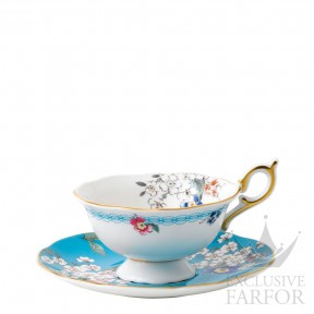 40024024 Wedgwood Wonderlust "Apple Blossom" Чашка чайная с блюдцем 150мл