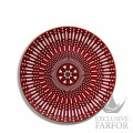2817038 Baccarat Arcadia Red Тарелка презентационная 31см