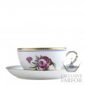 L003-89 Bernardaud A La Reine Чашка чайная с блюдцем