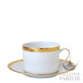 0467-91 Bernardaud Athena Or Чашка чайная с блюдцем 150мл