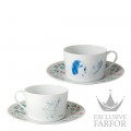 0088-83-2 Bernardaud Collection Marc Chagall Чашка для завтрака с блюдцем 250мл, 2шт.