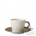 0738-20454 Bernardaud Ecume Platine Чашка чайная с блюдцем 170мл