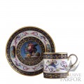 L178-4519 Bernardaud Historic Cups "Nature Morte Aux Peches" Чашка с блюдцем