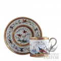 L541-4519 Bernardaud Historic Cups "Paysage Aux Oiseaux" Чашка с блюдцем