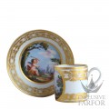 L596-4519 Bernardaud Historic Cups "Venus Corrigeant L Amour" Чашка с блюдцем