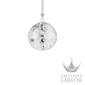 04254760 Christofle Bouquet Givre "Посеребрение" Украшение "Рождествеский шар 2025 (Серебряный)" 7,3см