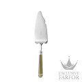 00120066 Christofle Talisman Green "Посеребрение" Лопатка для торта / мороженого 29см