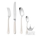 00121824 Christofle Talisman Ivory "Посеребрение" Набор столовых приборов на 6 персон, 24 предметов