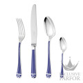00123824 Christofle Talisman Royal Blue "Посеребрение" Набор столовых приборов на 6 персон, 24 предметов
