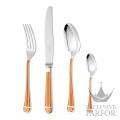 00125824 Christofle Talisman Tangerine "Посеребрение" Набор столовых приборов на 6 персон, 24 предметов