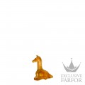 05260-1-C Daum Girafe Статуэтка "Жираф - янтарный" 6,5см