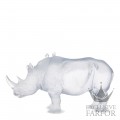 03400 Daum Jean-Francois Leroy (Лимитированная серия на 1000 пред.) Статуэтка "Носорог - белый" 43см