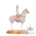 05880 Daum Les Cavaliers (Лимитированная серия на 75 пред.) Статуэтка "Всадник Марвари - розовый, золотой" 39см