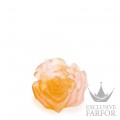 05800 Daum Rose Royal Статуэтка "Цветок - янтарный" 13см