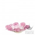 01672 Daum Roses Блюдо "Розовый, зеленый" 27см