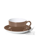 S2010800065 Dibbern Solid Color - Chocolate Чашка кофейная с блюдцем 0,25л