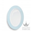 2022100026 Dibbern Solid Color "Eisblau" Блюдо овальное 33см