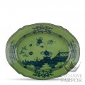 003RG00 FVS130010385G00123600  Oriente Italiano Malachite Блюдо овальное 38,5см