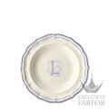 1710ACRL22 Gien Filet Bleu Monogramme Тарелка глубокая "L" 22,5см