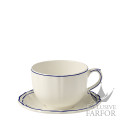 15411PTJ26 Gien Filet Cobalt Чашка с блюдцем 0,5л