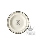 2029ACRK22 Gien Filet Manganese Monogramme Тарелка глубокая "K" 22,5см