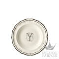 2029ACRY22 Gien Filet Manganese Monogramme Тарелка глубокая "Y" 22,5см