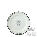 2029ADER22 Gien Filet Manganese Monogramme Тарелка закусочная "R" 23,2см
