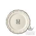 2029AEXM22 Gien Filet Manganese Monogramme Тарелка главная "M" 26см