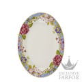 1643COV650 Gien Millefleurs Блюдо овальное 37см