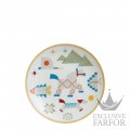 058007P Hermes Animaux Nattes Тарелка закусочная 21см