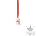 02250-727524-27919 Hutschenreuther Christmas Фарфоровый колокольчик 5см