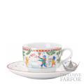 02476-727496-14765 Hutschenreuther Christmas (Лимитированная серия) Чашка капучино с блюдцем 0,22л