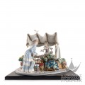 01002023 Lladro High Porcelain (Лимитированная серия на 750 пред.)Статуэтка "Цветочный рынок" 40 х 50см