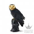 01009692 Lladro Animal Kingdom "Boldblack" (Лимитированная серия на 1000 пред.) Статуэтка "Сова (черный / золотой)" 41 х 25см