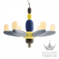 01024297 Lladro Soft Blown Люстра (Синий / серый / желтый) 80 х 96см