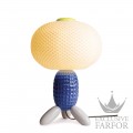 01024310 Lladro Soft Blown Лампа настольная (Синий / серый) 41 х 27см