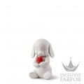 01009776 Lladro Love stories "Lovely World" Статуэтка "Бадди - заботливый щенок" 13 х 8см
