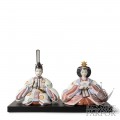01009671 Lladro World Cultures "Japanese Traditions" (Лимитированная серия на 500 пред.) Статуэтка "Куклы Хина" 26 х 41см