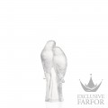 1211900 Lalique 2 Parakeets Статуэтка "2 Попугая" 18,7см