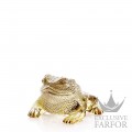 10139400 Lalique Gregoire Frog ́Статуэтка "Лягушка - золотистый" 7,7см