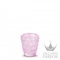10801800 Lalique Anemones Настольный подсвечник "Розовый" 8,2см