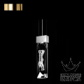 10433000+gold Lalique Serene "Figurines" Подвесная лампа (2 призмы) "Позолоченный" 8x33см