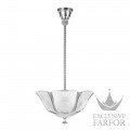 10790600 Lalique Ginkgo Подвесная лампа "Никелевый" 85х43см