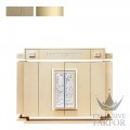 72192000 Lalique Merles et Raisins Комод барный с боковым ящиком "Натуральное дерево, сатинированная золочением сталь" 146x56x118см